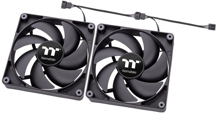 Thermaltake CL-F147-PL12BL-A CT120 PC Cooling (2 Fan Pack)