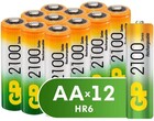 GP (AA, NiMH, 2100mAh, 12 шт)