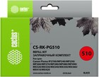 Заправочный комплект Cactus CS-RK-PG510 Black для Canon MP240/ MP250/MP260, 2x 30мл