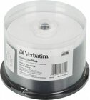 Диск DVD-R Verbatim 4.7Gb 16x Printable (50шт) (43755)