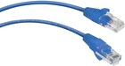 Cabeus PC-UTP-RJ45-Cat.5e-0.5m-BL, 0.5м