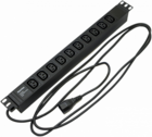 Блок силовых розеток Hyperline SHE19-10IEC-2.5IEC