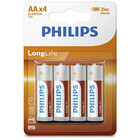 Батарейка Philips LongLife (AAA, 4 шт)