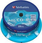 Диск CD-R Verbatim 700Mb 52x DataLife+ Cake Box (25шт) (43352)