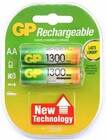 Аккумулятор GP (AA, NiMH, 1300mAh, 2 шт)