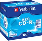 Диск CD-R Verbatim 700Mb 52x DataLife+ Jewel Case (10шт) (43327)