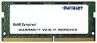 Оперативная память 8Gb DDR4 2400MHz Patriot SO-DIMM (PSD48G240082S)