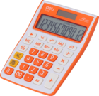Калькулятор Deli E1238 Orange