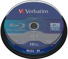 Диск BD-R Verbatim 25Gb 6x Cake Box (10 шт.) (43742)