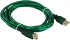 Кабель удлинительный AOpen USB 2.0 A (M) - A (F), 3м (ACU202-3MTG)