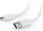 Кабель Gembird USB 3.0 A (M) - USB 3.1 Type-C, 1.8м (CCP-USB3-AMCM-6-W)