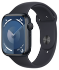 Apple Watch Series 9 45mm Midnight Aluminum Case with Midnight Sport Band S/M (MR993LL/A)