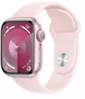 Apple Watch Series 9 45mm Pink Aluminium Case with Light Pink Sport Band S/M (MR9G3LL/A)