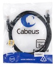 Cabeus PC-UTP-RJ45-Cat.5e-1.5m-BK-LSZH, 1.5м