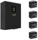 ExeGate FineSine SX-3000.LCD.AVR.2SH.T + 4x DT 1233 (33Ач)