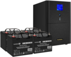 ExeGate SineTower SZ-3000.LCD.AVR.3SH.1C13.RJ.USB + 4x DT 1233 (33Ач)