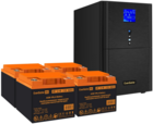 ExeGate SineTower SZ-3000.LCD.AVR.3SH.1C13.RJ.USB + 4x HR 12-40 (40Ач)