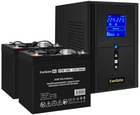 ExeGate SineTower SZ-1000.LCD.AVR.2SH.1C13.USB + 2x DTM 1255 (55Ач)