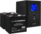 ExeGate SineTower SZ-1500.LCD.AVR.2SH.1C13.USB + 2x DTM 1255 (55Ач)