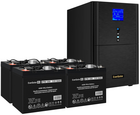 ExeGate SineTower SZ-3000.LCD.AVR.3SH.1C13.RJ.USB + 4x DTM 1255 (55Ач)