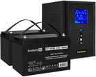ExeGate SineTower SZ-1000.LCD.AVR.2SH.1C13.USB + 2x DT 12100 (100Ач)