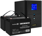 ExeGate SineTower SZ-2000.LCD.AVR.3SH.1C13.USB + 2x DT 12100 (100Ач)