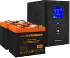 ExeGate SineTower SZ-1000.LCD.AVR.2SH.1C13.USB + 2x HRL 12-55 (55Ач)