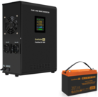 ExeGate FineSine SX-1000.LCD.AVR.2SH + HRL 12-100 (100Ач)