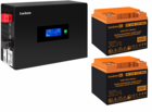 ExeGate IdealSine SR-1500.LCD.2SH + 2x HR 12-40 (40Ач)