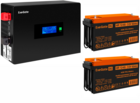 ExeGate IdealSine SR-1500.LCD.2SH + 2x HR 12-65 (65Ач)