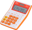 Калькулятор Deli E1122 Orange