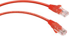 Cabeus PC-UTP-RJ45-Cat.5e-0.15m-RD, 0.15м