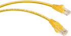 Cabeus PC-UTP-RJ45-Cat.5e-0.5m-YL, 0.5м