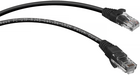 Cabeus PC-UTP-RJ45-Cat.5e-0.15m-BK-LSZH, 0.15м