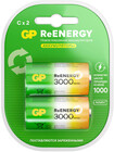 GP ReEnergy (C, 3000mAh, 2 шт.) (300CHCRGY-2CRCB2)