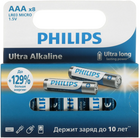 Philips LR03E8W/51 (AAA, 8 шт.)