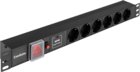 ExeGate PDU-19H605 Al-6S-C14-SW-O-SPD1