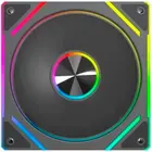 Eurocase EU FN120 ARGB 8+14 Black (3 шт.)