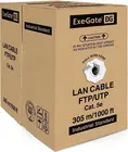 ExeGate FUTP4-C5e-CU-S24-SW-OUT-PE-BK-305-FLUKE, 305м