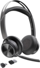 Plantronics (Poly) Voyager Focus 2 Teams + USB-C/A Adapter