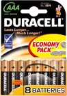 Батарейка Duracell Basic (AAA, Alkaline, 8 шт)