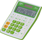 Калькулятор Deli E1238 Green