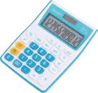 Калькулятор Deli E1122 Blue