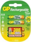 Аккумулятор GP (AAA, NiMH, 400mAh, 2 шт)