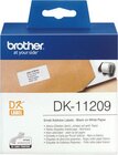 Адресные наклейки Brother DK11209
