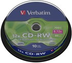 Диск CD-RW Verbatim 700Mb 10x Cake Box DataLife+ (10шт) (43480)