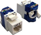 Модуль Keystone RJ-45 Lanmaster LAN-TK45U6/180-WH