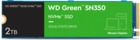 Накопитель SSD 2Tb WD Green SN350 (WDS200T3G0C)