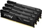 128Gb DDR4 3600MHz Kingston Fury Beast Black (KF436C18BBK4/128) (4x32Gb KIT)