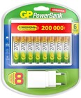 GP CPBXL + 8x AA 2700mAh